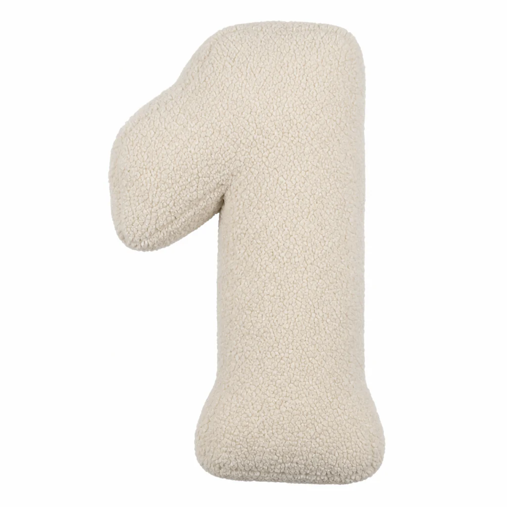 Velvet Number Cushions